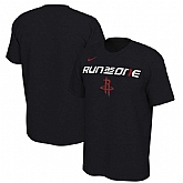 Houston Rockets Nike 2019 NBA Playoffs Bound Team Mantra Dri FIT T-Shirt Black,baseball caps,new era cap wholesale,wholesale hats